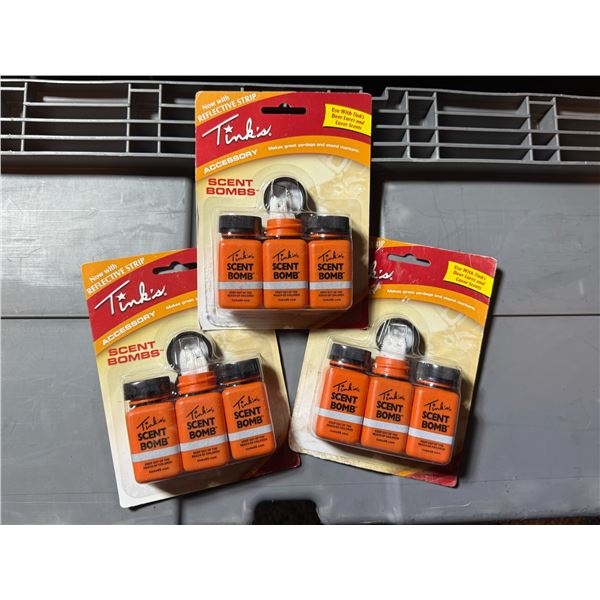 Tink’s Scent Bombs – Deer Hunting Accessories (Lot of 3)