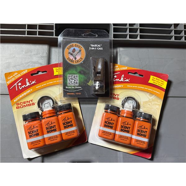 Tink’s Scent Bombs and Sure-Shot “Rascal” 7-in-1 Game Call