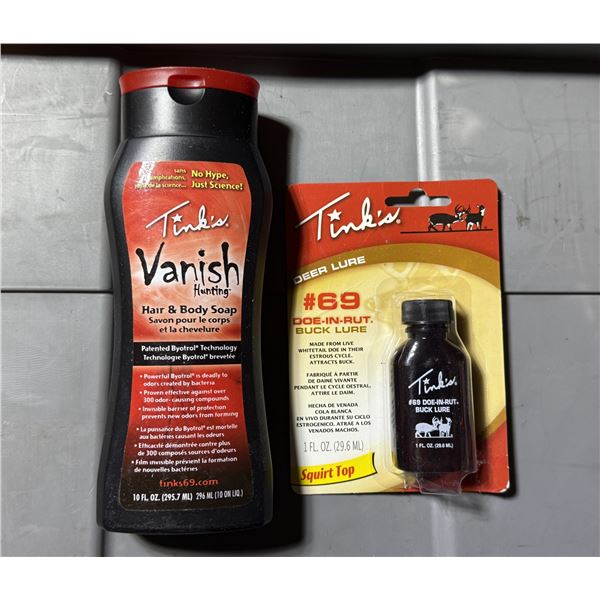 Tink’s Deer Hunting Scent Package – Soap & Doe-in-Rut Lure