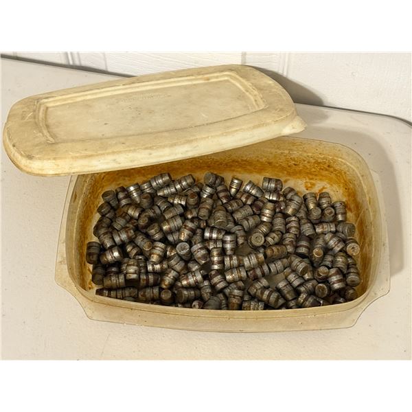 Cast lead bullet lot - Approx 200 pcs