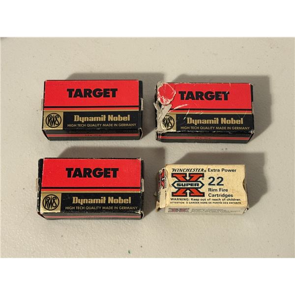 .22 LR Vintage Ammunition Lot