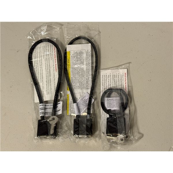 Ruger Cable Gun Locks – Lot of 3
