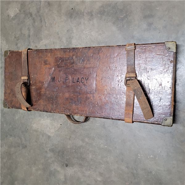 Leather Firearm Hard Case.