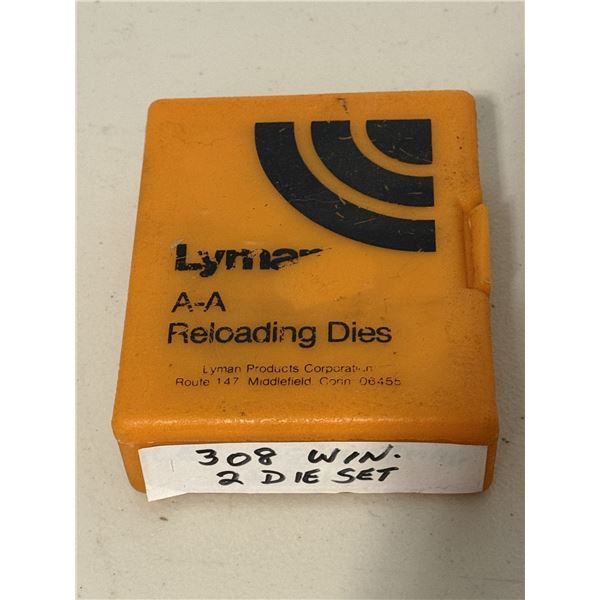 .308 Win – Lyman 2-Die Reloading Set (in case)
