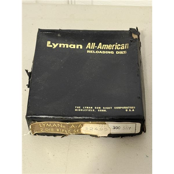 300 Savage – Lyman All-American A-A 2-Die Rifle Set
