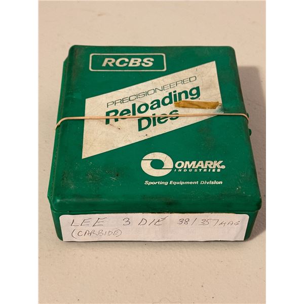 38 357 Mag Lee 3 Die Set Carbide