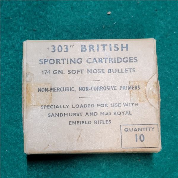 Cogswell & Harrison .303 British Sporting Cartridges