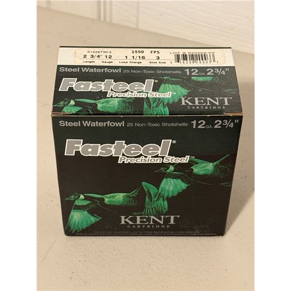 12 Gauge Size 3 Kent Fasteel Shotshells