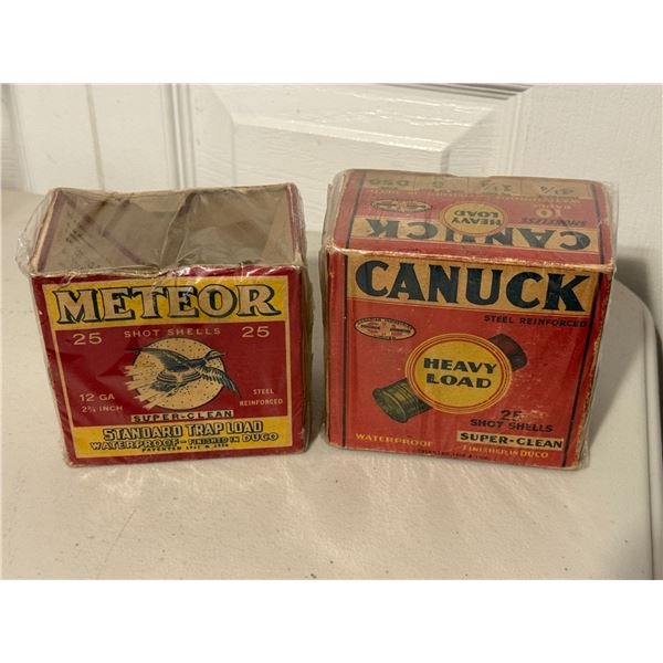 Collector's Canuck and Meteor Boxes