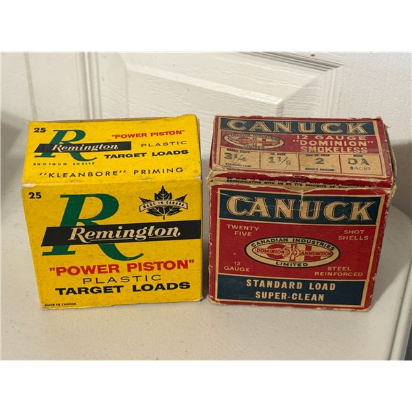 Collector's Canuck and Remington Boxes