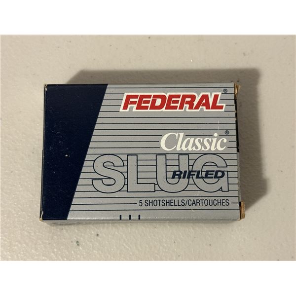 20 Gauge Federal Classic Slug Vintage Box