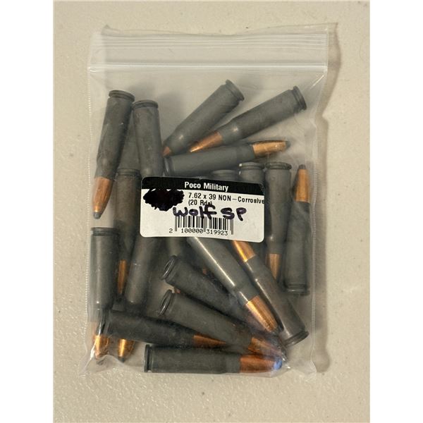 7.62 x 39 Non-Corrosive Factory Ammo