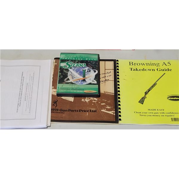 Firearm related Literature including M14-S Rifle Manual