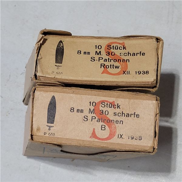 Steyr-Mannlicher M95  8mm M30 Ammo