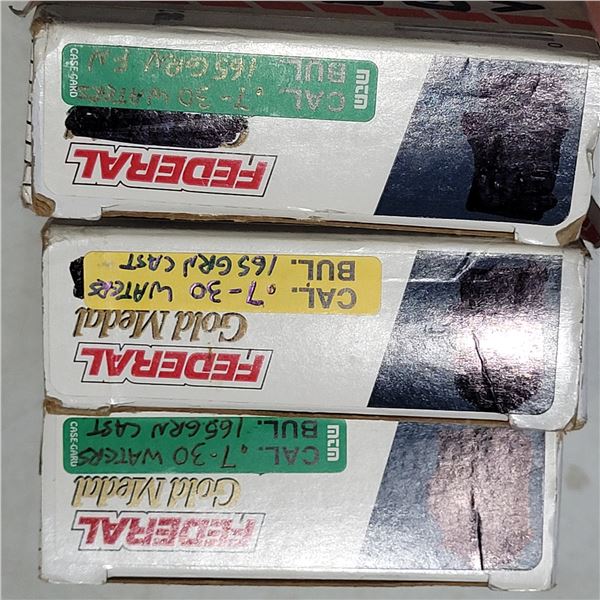 7-30 Waters RELOADED Cartridges with Cast Bullets