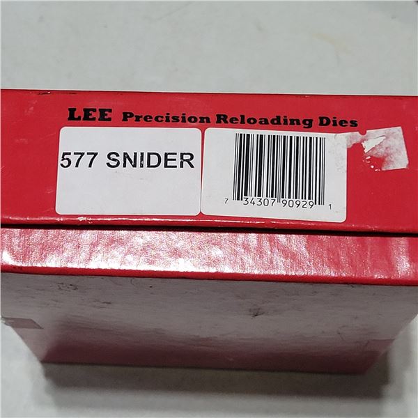 .577 Snider Lee 3 Die Reloading Set