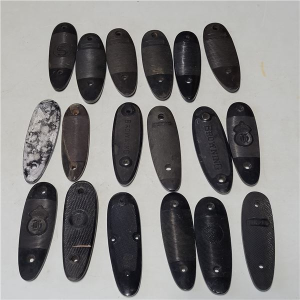 18 Buttplates  For Browning, Remington, Ithaca, Husqvarna & More