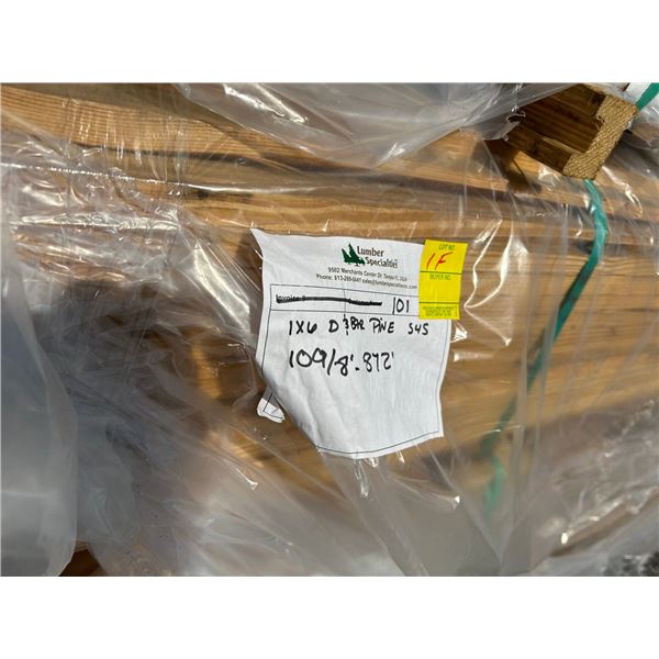 1  X  6  S4S  D & BTR Pine  109/8'