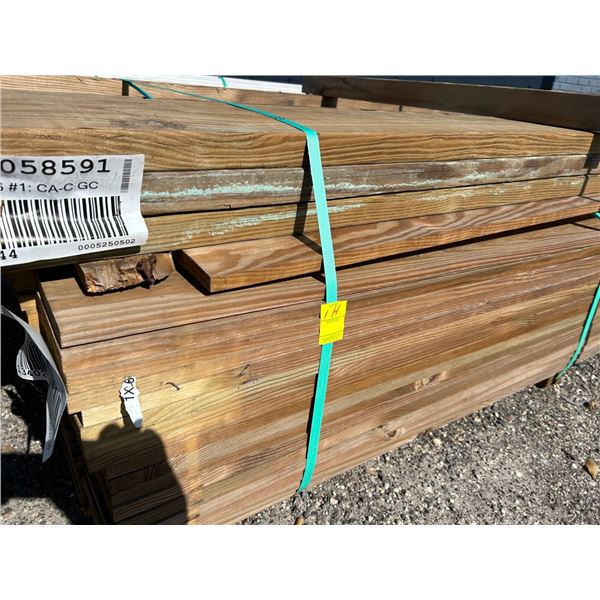 1  X  6  #2  SYP  S4S  PT  Ground Contact CAC  170/14'