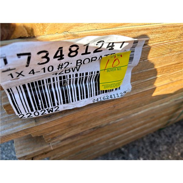 1  X  4  #2  SYP  S4S  PT  Borate   363/10'