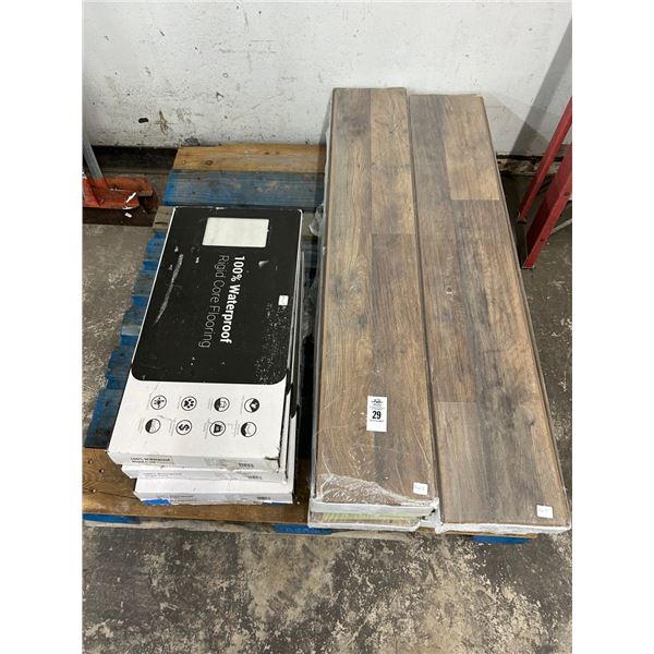 Laminate Flooring -6 Cases 24 SFT Per, Ridgid Core Waterproof Flooring 19 SFT Each -