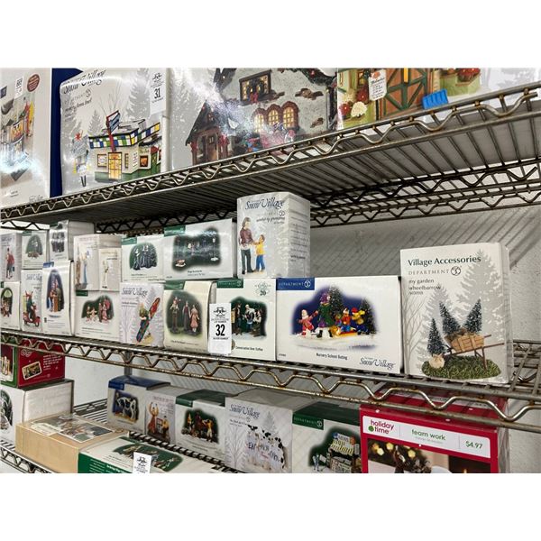17-Dept. 56 Snow Village Accessory - 17 X $
