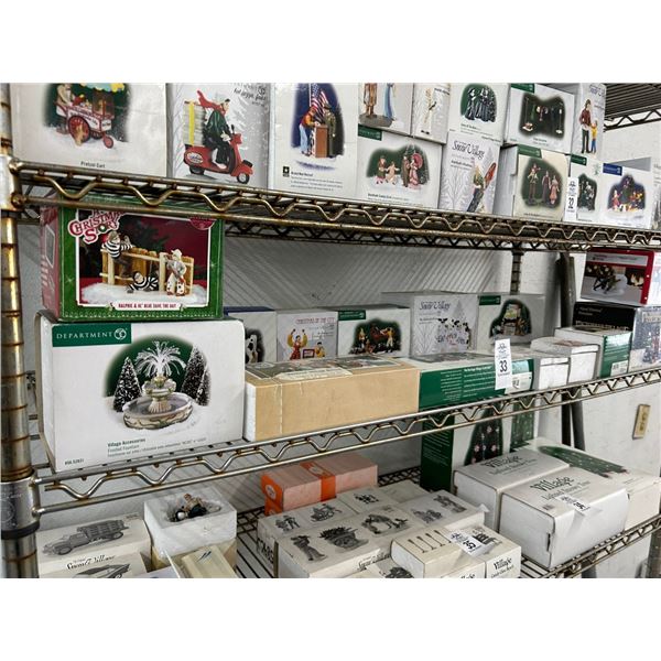 14-Dept. 56 Snow Village Figurine - 14 X $