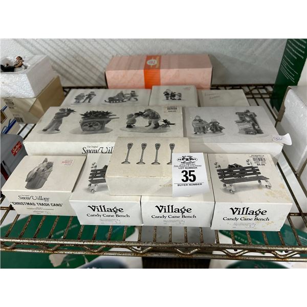 11-Dept, 56 Snow Village Accessory - 11 X $