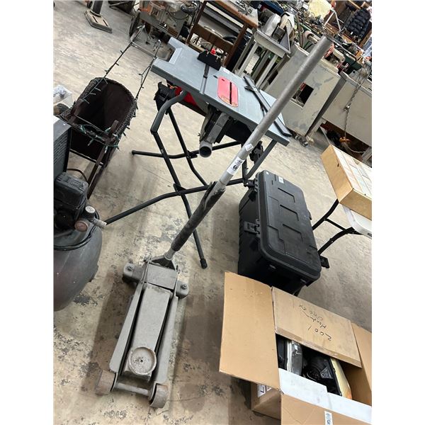 Grey Auto Floor Jack