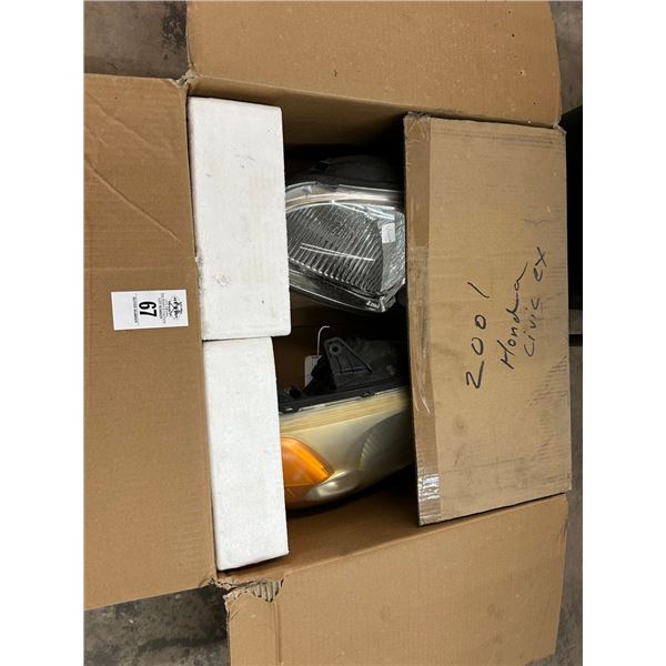 2001 Honda Civic Headlights - Pair