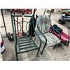 Image 1 : Green Alum. Patio Armchairs - Pair