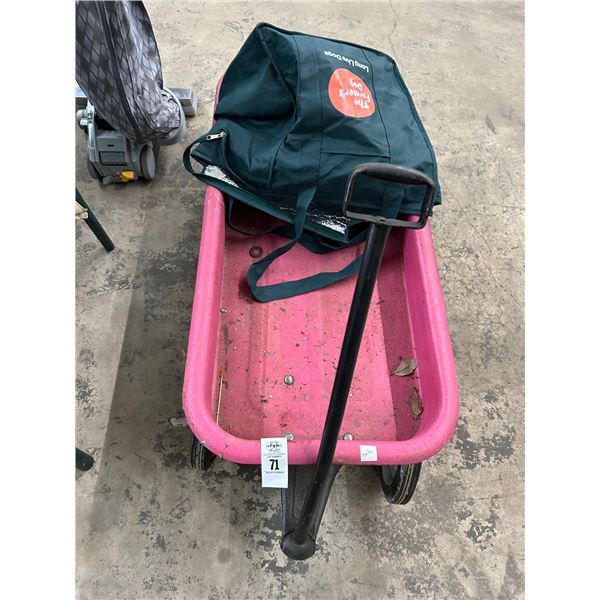 Pink Tow Wagon w/Insulated Carry Bags