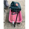 Image 1 : Pink Tow Wagon w/Insulated Carry Bags