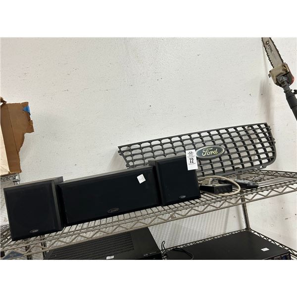 Jensen Stereo Speakers 3, Ford Auto Grill