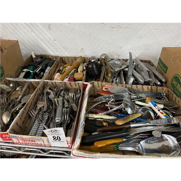 Shelf of Dining Utensils