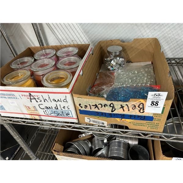 Ashland Candles 7, Glass Marbles