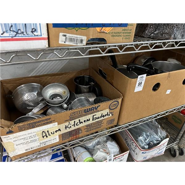 Asst. Cookware, Alum. Pitchers