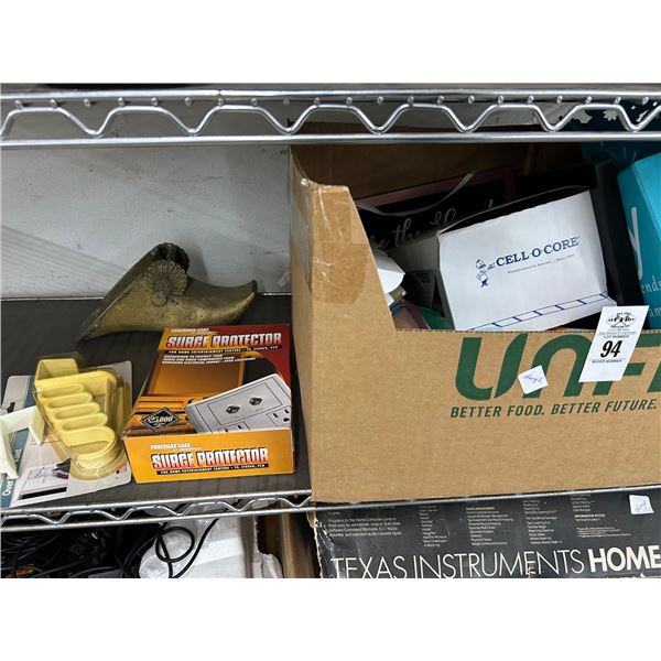 Surge Protector, Door Hanger, Straws, Party Favors