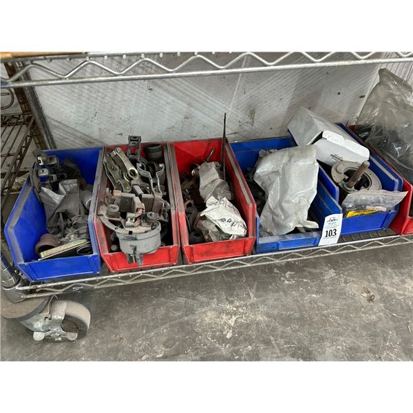 Parts Bin w/Asst. Hardware - Bottom Shelf