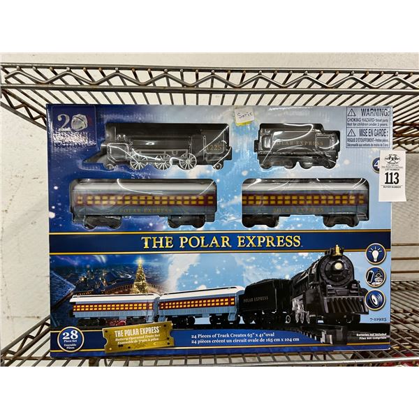 Polar Express Holiday Train Set In Box