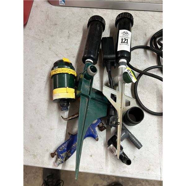 Hose Run Sprinklers, Paint Cap Spray Gun