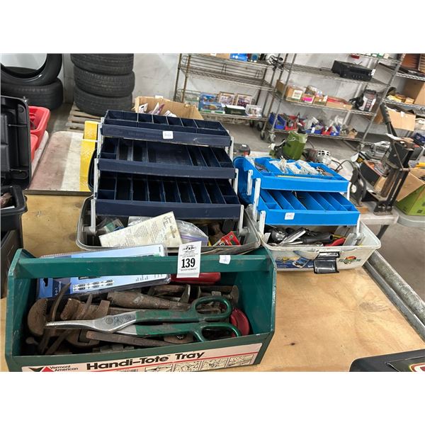 Tackle Boxes 2 w/Tools, Tool Tray