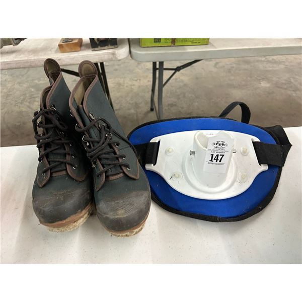 Fishing Poles Support Belt, Boots