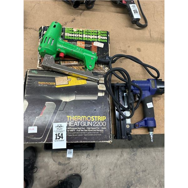 Heat Gun, Electric Stapler, Air Brad Nailer