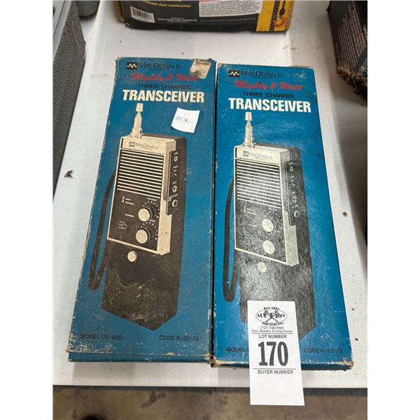 McDonald's 3 Channel Transevers - Pair