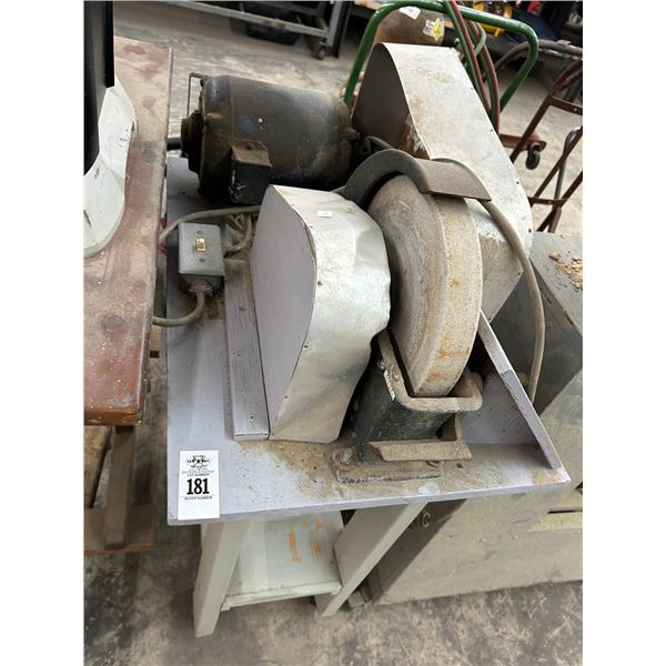 Electric Grinder Wheel w/Rolling Stand