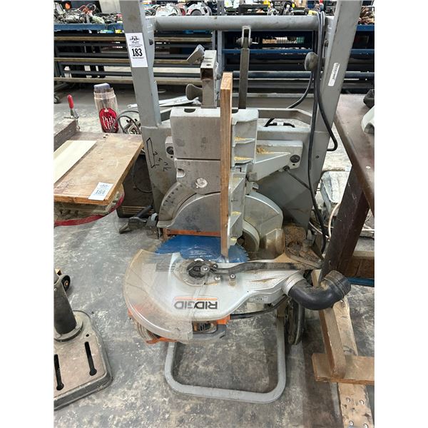 Ridgid Sawbuck Rig, Electric Miter Saw
