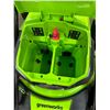 Image 2 : Greenworx Cordless Lawn Mower - Has Charger/No Battery