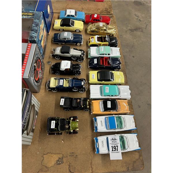 18-Die Cast Collector Cars - 18 X $