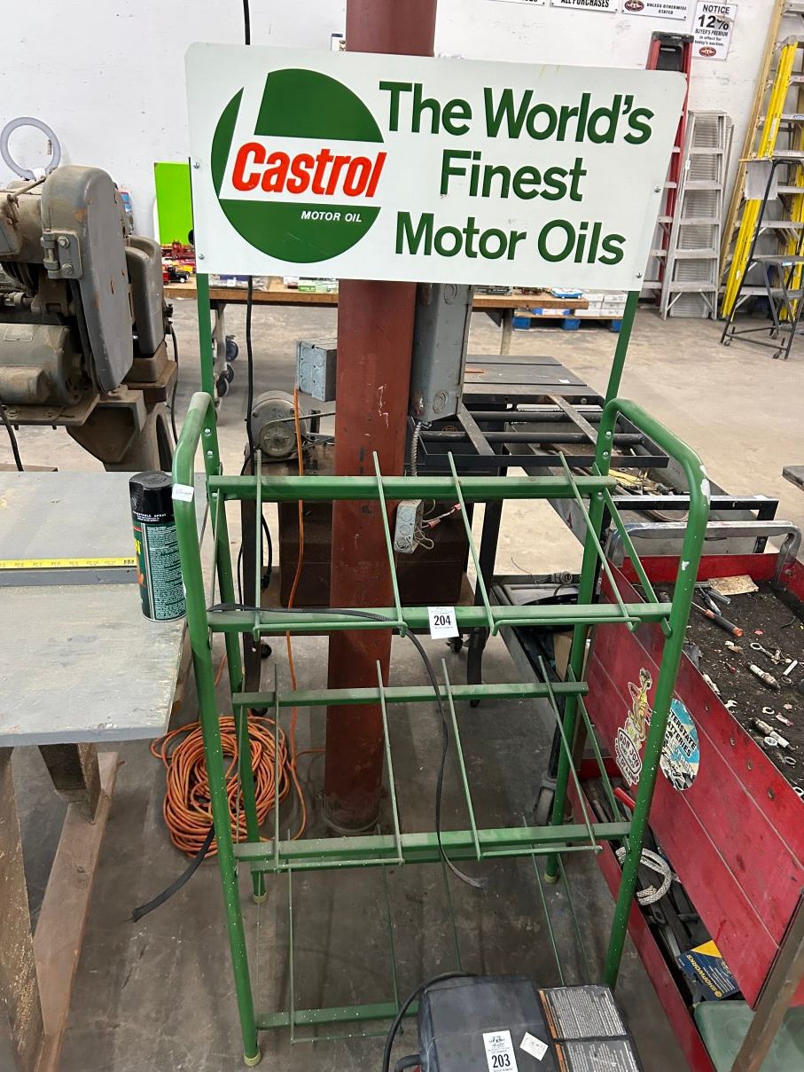 Castrol Epod Rack Castrol Merchandiser Rack - Bay Area Auction Services